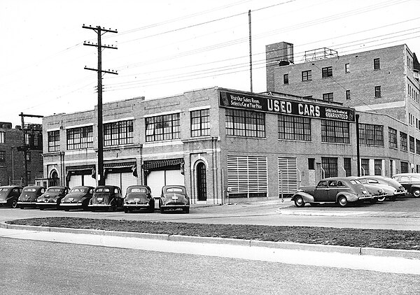 The original APL facility on Georgia Avenue in Silver Spring, Maryland, where the Laboratory opened during World War II and operated in the early Cold War era.