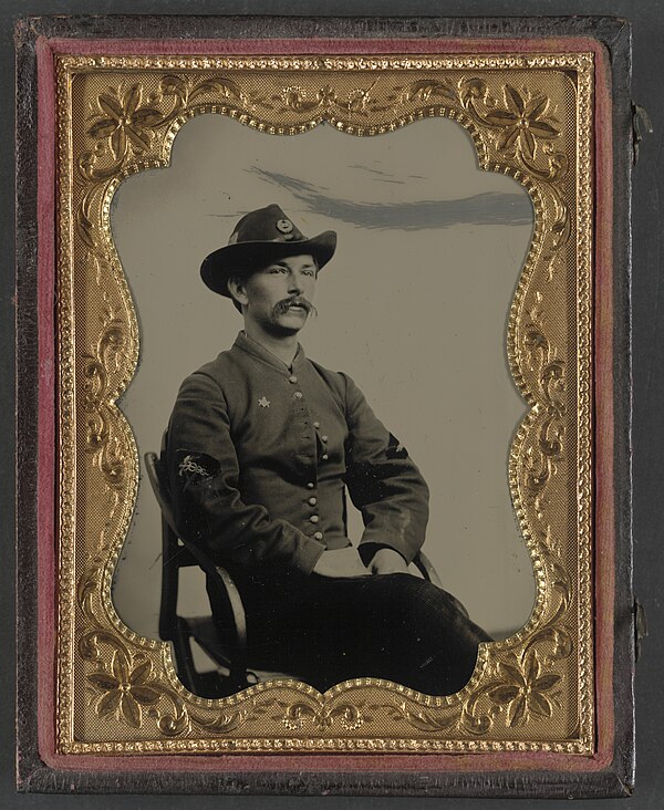 Union hospital steward in uniform.