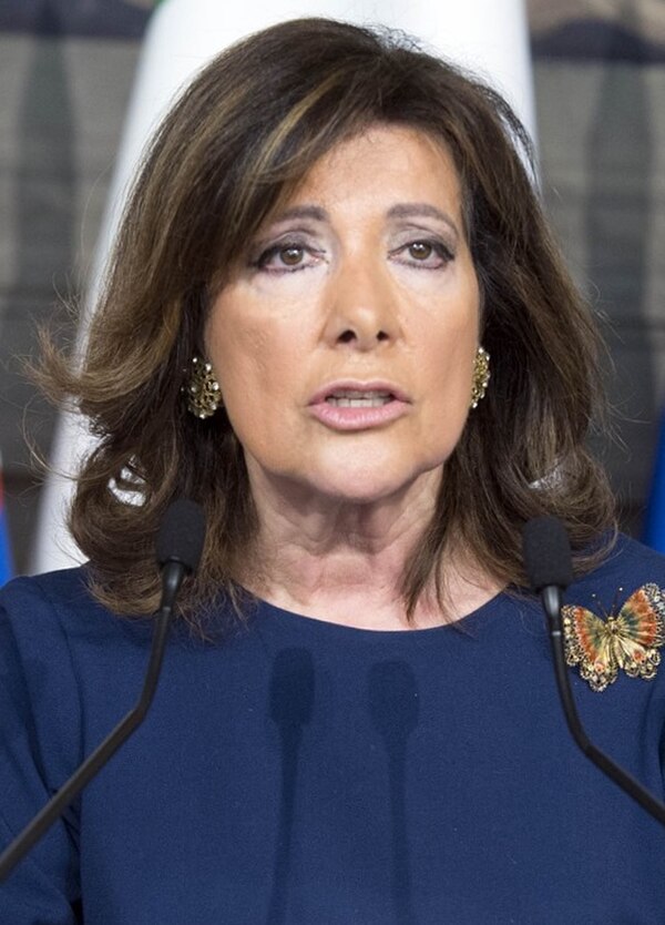 President of the Senate Elisabetta Casellati was nominated by the centre-right coalition but did not succeed in getting elected in the fifth ballot.